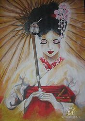 Рисунок гейши