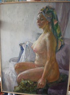 Картина «Дева в бане».