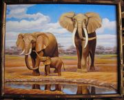 Продам картину Слоны