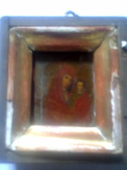 продам иконку  Богоматерь Казанская и Святое Евангелие 1906г