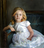Детский портрет маслом,  написание портретов маслом Киев