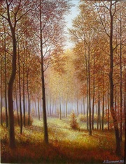 картина Осенний лес