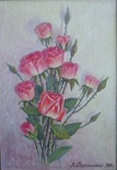 картина Алые розы